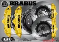 BRABUS надписи за капаци на спирачни апарати , снимка 2