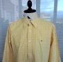 Tommy Hilfiger Mens Yellow/White Checked Shirt - мъжка риза с дълъг ръкав размер XL, снимка 2