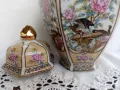 Винтидж японска ваза / урна, снимка 3
