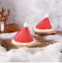 3D Коледна шапка  6 шапки силиконов молд форма фондан гипс шоколад , снимка 3