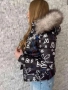 Дамски къси зимни якета с естествен косъм , снимка 9