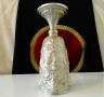 Бокал от калай,чаша за вино,глава на Овен,Ангели,барок., снимка 6
