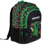Ученическа раница Minecraft, Зелен, 32x18x43 см., снимка 2