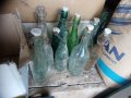 Стъклени шишета с порцеланови тапи стари за колекционери. Има шишета с надписи на стъклото. , снимка 5