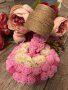 3D чаша от постояни рози подарък за влюбените Свети Валентин, снимка 3