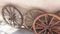масивни колела от каруца - огромни , снимка 6