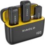 Нов Безжичен микрофон XIAOLO за телефони с Android с калъф за зареждане , снимка 1