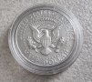 Оригинална монета. САЩ. Сребро. Половин Американски долар .1968 год. С образът на Кенеди., снимка 1 - Нумизматика и бонистика - 40764204
