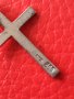 ПОСРЕБРЕНО СТИЛНО ОРНАМЕНТИРАНО СТАРО СТОМАНЕНО КРЪСТЧЕ МНОГО КРАСИВО и НЕЖНО 25110, снимка 10