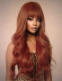 Нова Вълниста Перука В Меден Цвят, снимка 2