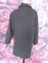 Тъмно сиво вълнено палто 2ХЛ , снимка 3