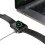 Безжично магнитно зарядно за Apple Watch BWOO 5W WL-18 с Type-C кабел, Бял, снимка 4