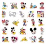 1вид 50 бр Мики и Мини Маус самозалепващи лепенки стикери за украса декор картонена торта и др парти, снимка 8