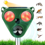 Ултразвуков репелент за животни /кучета, котки, лисици и др./, соларен, водоустойчив, снимка 1