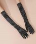 Дамски дълги сатенени ръкавици, снимка 3