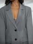 Дамско сиво сако , снимка 3