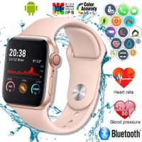 2023 Умен Smart Часовник Гривна Apple Watch Series 6 44mm iWatch, снимка 2 - Смарт гривни - 33010224