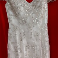 бюджетна булчинска рокля от луксозна дантела, снимка 6 - Сватбени рокли - 37339222
