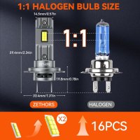 Zethors H7 LED Headlight Bulbs, снимка 2 - Аксесоари и консумативи - 44010062