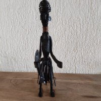 Скулптура - шаман, снимка 2 - Антикварни и старинни предмети - 40491436