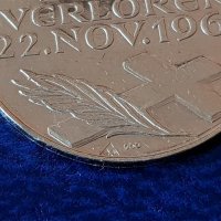 1963 Медал ЗЛАТЕН 21,6 карата Кенеди Далас RRR монета златна, снимка 7 - Нумизматика и бонистика - 35452379