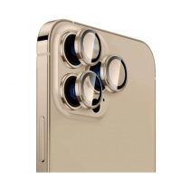 Цветен протектор за Камера iPhone 15 Plus, Златист, снимка 1 - Фолия, протектори - 43033291