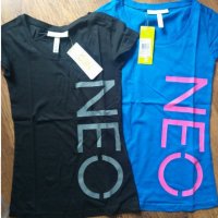 Adidas NEO Logo Tee T-Shirt- страхотни дамски тениска НОВИ, снимка 2 - Тениски - 32582511