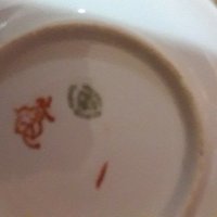 Японски костен порцелан чинийки, снимка 8 - Други ценни предмети - 35392618