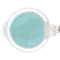 Лампа лупа LED Moonlight 5 диоптера - настолна бяла/черна, снимка 7 - Козметични уреди - 33684520