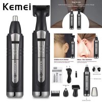 Kemei KM-6511 , 2 в 1 Електрически акумулаторен тример за нос и уши, снимка 4 - Тримери - 38308814