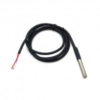 Датчик за температура DS18B20 с водоустойчив кабел 1м, снимка 1 - Друга електроника - 43544338