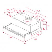 Аспиратор за вграждане ТЕКА CNL 6415 PLUS, снимка 9 - Абсорбатори - 38707201