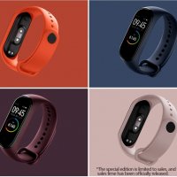 НОВИ! ОРИГИНАЛНИ Xiaomi Mi Band 3 и Mi Band 4 силиконови каишки, снимка 1 - Смарт гривни - 24820694