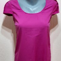 Тениска блузка Zara фуксия лилав, снимка 2 - Тениски - 32303488