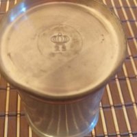 Оловна немска чаша, снимка 5 - Антикварни и старинни предмети - 27493171