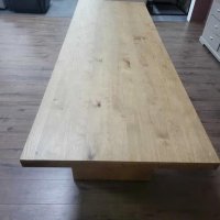 Голяма трапезна борова дървена маса за 8 - 10 човека, снимка 11 - Маси - 43171466