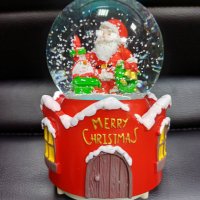 Коледно преспапие с Дядо Коледа, снимка 5 - Декорация за дома - 43195013