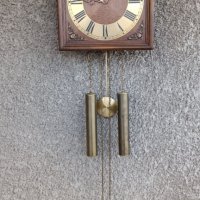 Стар немски стенен часовник с тежести - Junghans - Антика - 1970г., снимка 5 - Антикварни и старинни предмети - 43706781