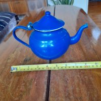 Стар емайлиран чайник #36, снимка 3 - Други ценни предмети - 43544753
