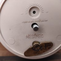 Ретро Английски Механичен Часовник Metamec, снимка 4 - Антикварни и старинни предмети - 43501846
