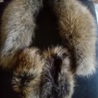 Яка от лисица и ръкави , снимка 1 - Якета - 43625619