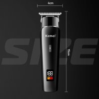 ✨ Безжична машинка за подстригване Kemei с LED дисплей, снимка 4 - Машинки за подстригване - 43021324