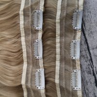 HAIR EXTENSIONS ELESSA - Натурални Екстеншъни Комплект от 200 грама Коса / 65 см Код С231, снимка 5 - Аксесоари за коса - 26308815