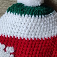 Ръчно плетени детски шапки от мека еко прежда, снимка 4 - Шапки, шалове и ръкавици - 38072222
