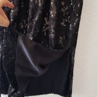 Дамска рокля H&M с дантела и паети размер ХЛ, снимка 5 - Рокли - 37545422