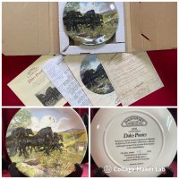 Колекционерски порцеланови чинии за стена -DOVENPORT -England, снимка 6 - Антикварни и старинни предмети - 44117144