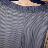 Дамски летен тънък панталон син, снимка 2 - Панталони - 32874982
