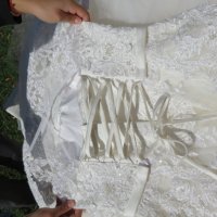 Булчинска рокля с подарък чанта и воал, снимка 8 - Сватбени рокли - 40821449