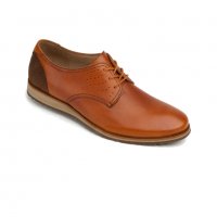 Кафяви мъжки обувки Нови от естествена кожа Супер цена! Размер 40 , снимка 1 - Ежедневни обувки - 38182239