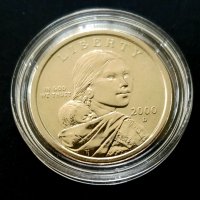 Оригинална монета.САЩ.. Един Американски долар 2000 г., снимка 4 - Нумизматика и бонистика - 33220975